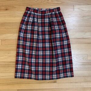 Pendleton Wool Authentic Dress McDuff Tartan Skirt Heritage Preppy Holiday Sz 10